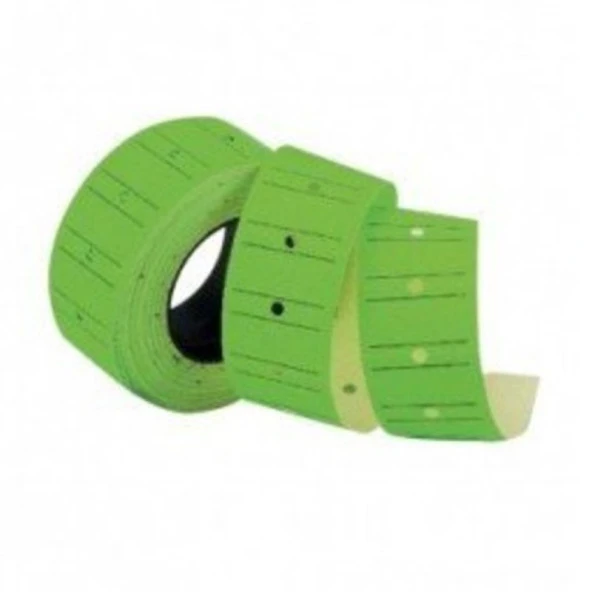 TANEX FİYAT ETİKETİ 12x21mm FISTIK YEŞİLİ 6LI ürün görseli 1
