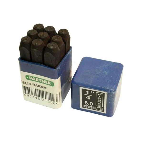Partner Pt21204 Çelik Rakam 4 Mm - PRT21204 ürün görseli 1