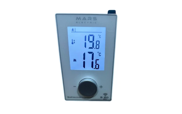 MARS S20  DİGİTAL WİFİ BEYAZ ODA TERMOSTAT - Resim 4