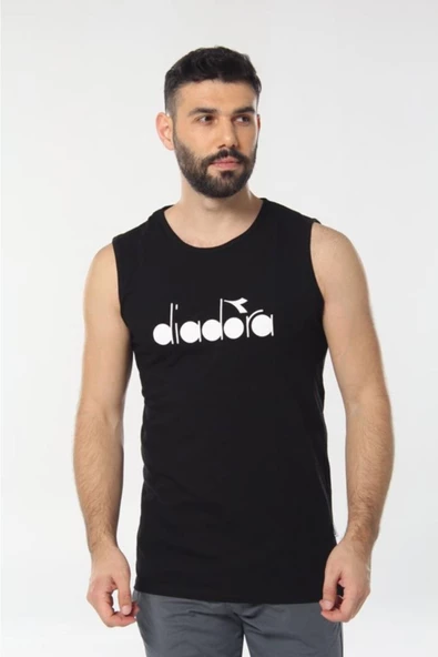 Diadora Therm Erkek Siyah Kolsuz T-shirt - 1ATL01-SİYAH ürün görseli 1
