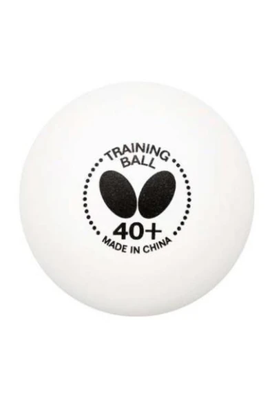 Butterfly BTF Training Ball 40+ White 6er Masa Tenisi Topu 7250730140 ürün görseli 1