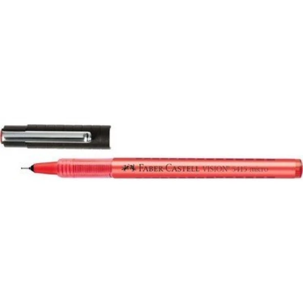 Faber Castell Vısıon İğne Uçlu Kalem Kırmızı ürün görseli 1