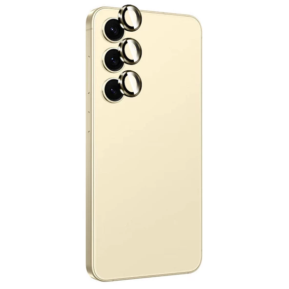 Vendas Samsung Galaxy S24 Zore Titanium Premium Temperli Kamera Lens Koruyucu ürün görseli 1