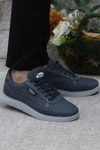 Fort Dks 2038 Füme Hafif Rahat Keten Sneaker Erkek Ayakkabı ürün görseli 1