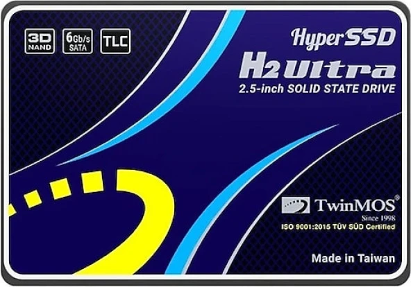 TWINMOS TwinMOS 256GB 580Mb-550Mb/s 2.5" SATA3 SSD Disk TM256GH2UGL ürün görseli 1