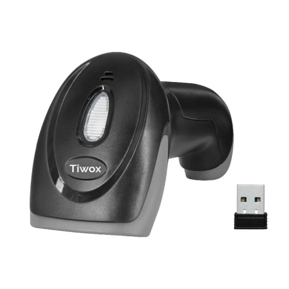 TIWOX Tiwox VSK-120 2D Kablosuz Karekod Barkod Okuycu BT-Wifi-Batarya+Stand ürün görseli 1