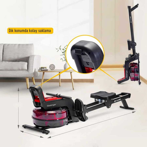 Slazenger Skyline Bluetooth Özellikli,Su Dirençli Kondisyon Küreği - Resim 3