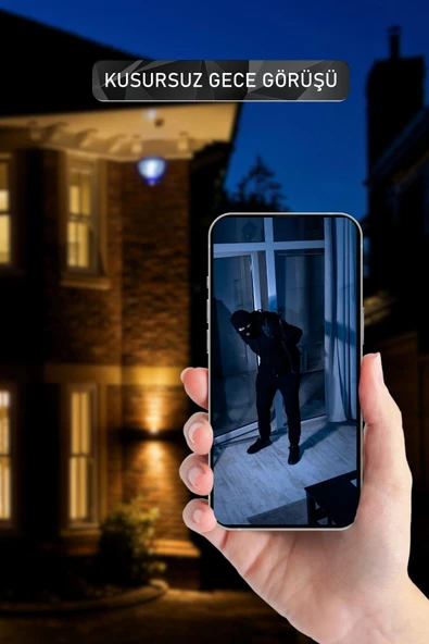 ONVEC 2GEN TUYA WİFİ DESTEKLİ 1080P AKILLI KAMERA - Resim 3