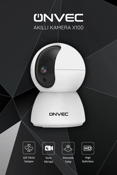ONVEC 2GEN TUYA WİFİ DESTEKLİ 1080P AKILLI KAMERA ürün görseli 1