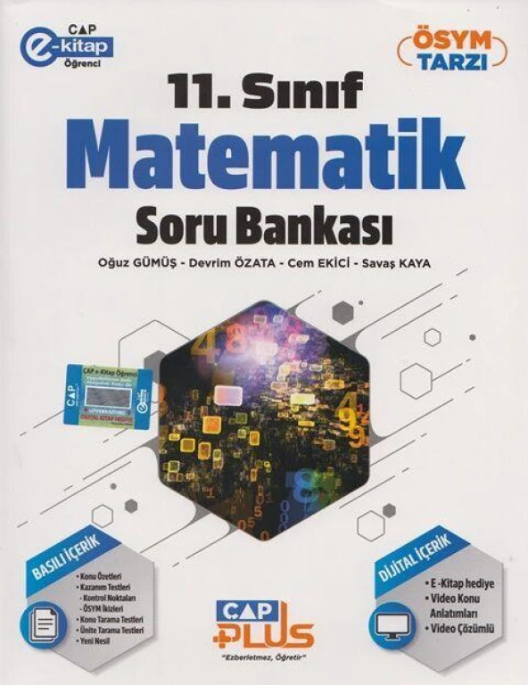 11. Sınıf Matematik Anadolu Soru Bankası Çap Yayınları ürün görseli 1