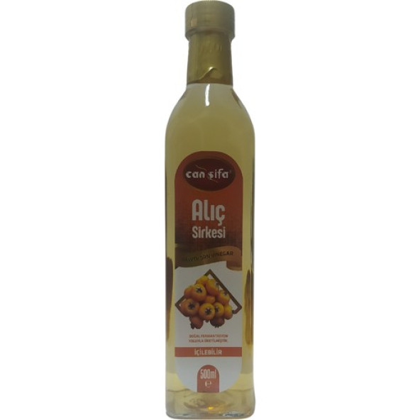 Can Şifa Doğal Fermantasyon Katkısız Alıç Sirkesi Cam Şişe 500 ml ürün görseli 1