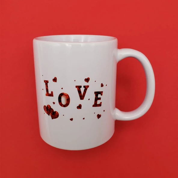 Love Tasarım Kupa Bardak ürün görseli 1