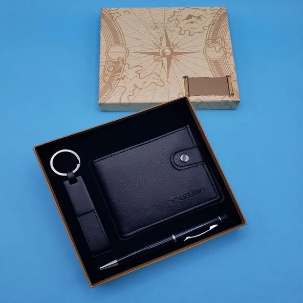 Siyah Touchpen Kalem Anahtarlık Ve Cüzdan ürün görseli 1