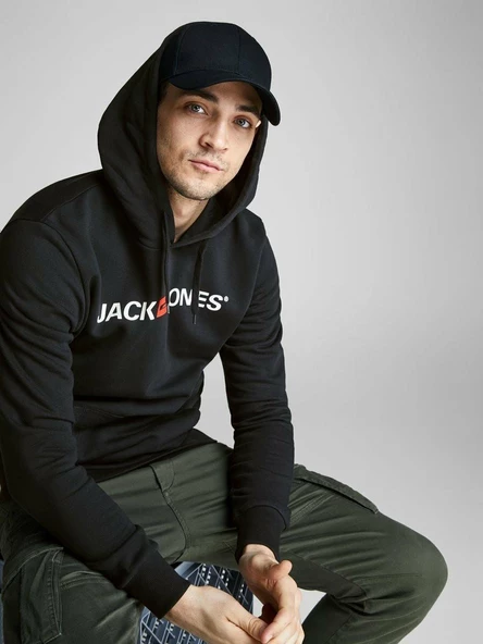 Jack Jones Logo Erkek Sweat 12137054 - Resim 3
