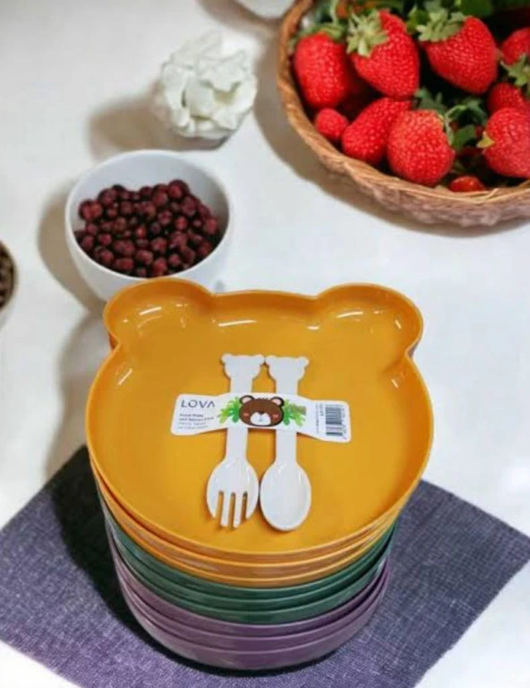 LOVA MAMA TABAĞI ÇATAL KAŞIK ürün görseli 1