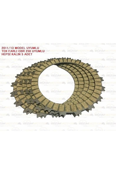 Cbr 250 Debriyaj Balatası Oem Kalite 2011/2013 _Supermoto ürün görseli 1