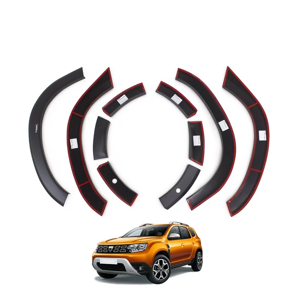 Dacia Duster Çamurluk Dodik 2018 2019 2020 2021 2022 2023 2024  8 Parça Set ürün görseli 1