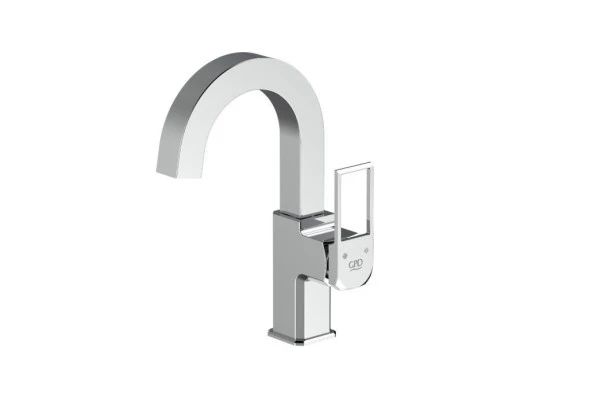 GPD Quadro Tek Gövde Lavabo Bataryası Krom MTL190 ürün görseli 1