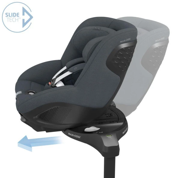 Maxi-Cosi Mica 360 Pro I-Size SlideTech Kızaklı İsofix'li Dönebilir Yatabilir 0-18 Kg Bebek Oto Koltuğu Authentic Graphite ürün görseli 1
