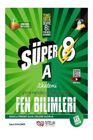 NİTELİK YAYINLARI 8.SINIF YENİ NESİL SÜPER FEN BİLİMLERİ (A) ürün görseli 1