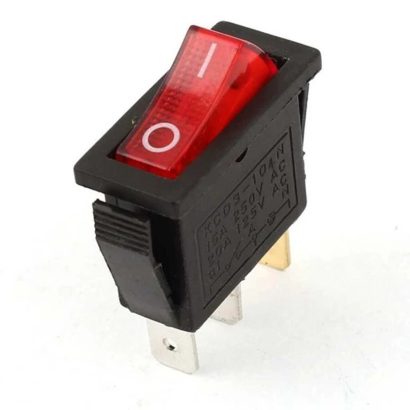 IC-113-0  Tekli Dar Işıklı Anahtar On-Off 3P ürün görseli 1