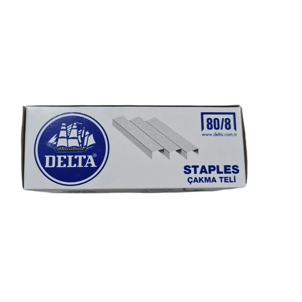 Delta 80/8 Zımba Teli | Mobilya, Döşeme ve Daha Fazlası için Dayanıklı Zımbalama ( 2 Adet ) ürün görseli 1