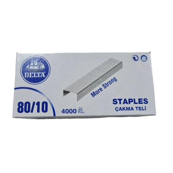 Delta 80/10 Zımba Teli | Mobilya, Döşeme ve Daha Fazlası için Dayanıklı Zımbalama ( 2 Adet ) ürün görseli 1