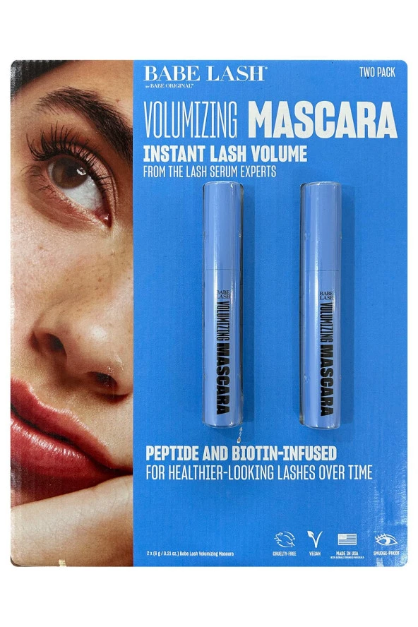 Babe Lash Volumizing Hacim Verici Suya Dayanıklı Maskara Seti 2 Parça ürün görseli 1