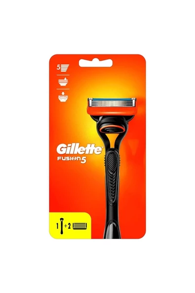 GİLLETTE FUSİON 5 1 MAKİNE + 2 YEDEK ürün görseli 1