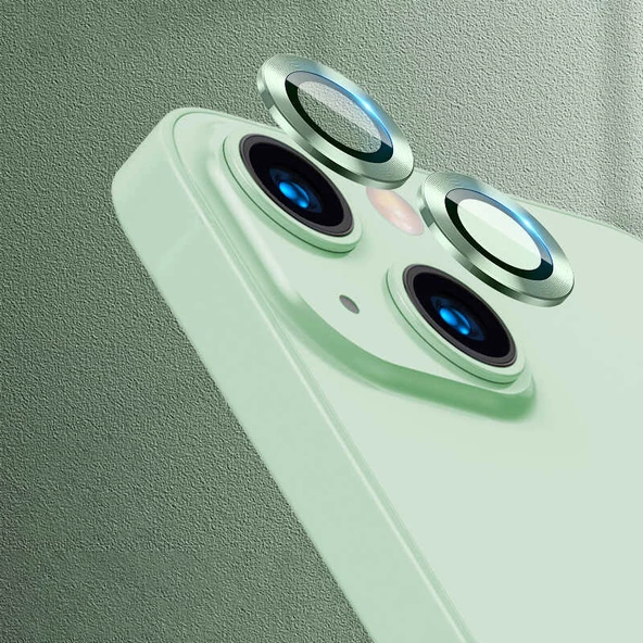 Vendas iPhone 13 Mini Lins Serisi Renkli Çerçeveli Kamera Lens Koruyucu ürün görseli 1