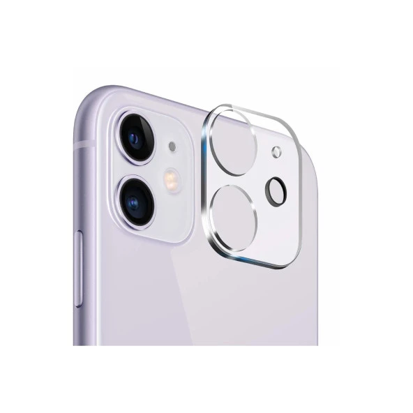 Vendas iPhone 12 Tam Uyumlu Şeffaf Cam Kamera Lens Koruyucu 2 Adet ürün görseli 1