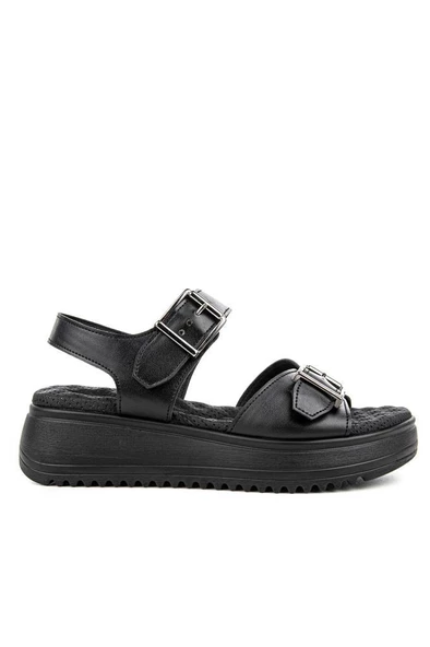 Muya Beebi 34213-001 Anatomik Taban Kadın Sandalet Siyah 36-40 ürün görseli 1