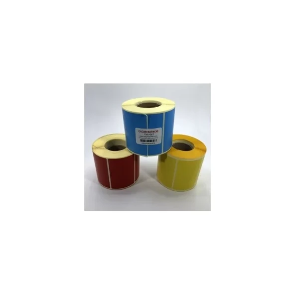 RENKLİ KUŞE ETİKET 50X75 750´Lİ (MAVİ) ürün görseli 1