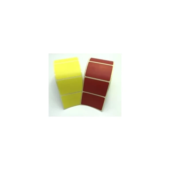 RENKLİ KUŞE ETİKET 40X60 1000´Lİ (KIRMIZI) ürün görseli 1