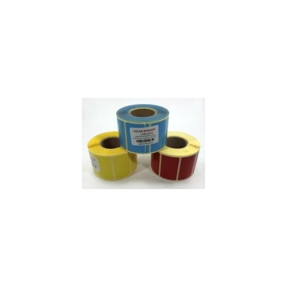 RENKLİ KUŞE ETİKET 30X50 1.000´Lİ (MAVİ) ürün görseli 1