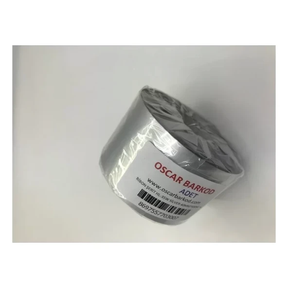 40X300 RESIN RIBON SILVER (GÜMÜŞ) ürün görseli 1