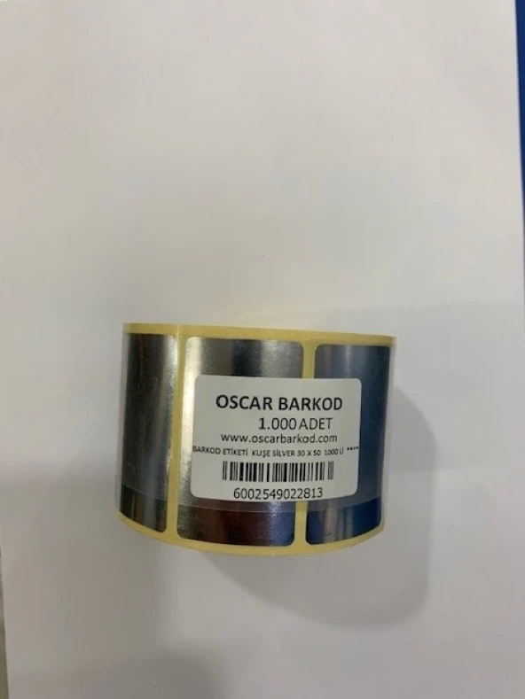 SİLVER KUŞE 30X50 1000 ADET ürün görseli 1