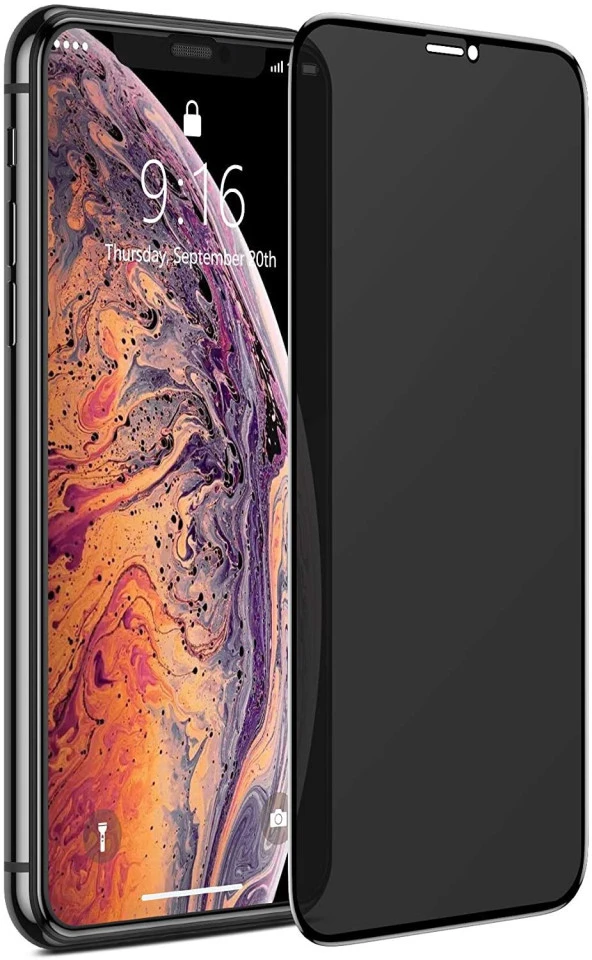 Vendas iPhone XS Privacy tam kaplama hayalet nano ekran koruyucu ürün görseli 1