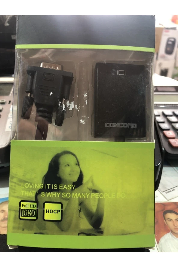 HADRON Vga To Hdmı Ses Ve Görüntü Aktarıcı Converter Hd-4458 ürün görseli 1