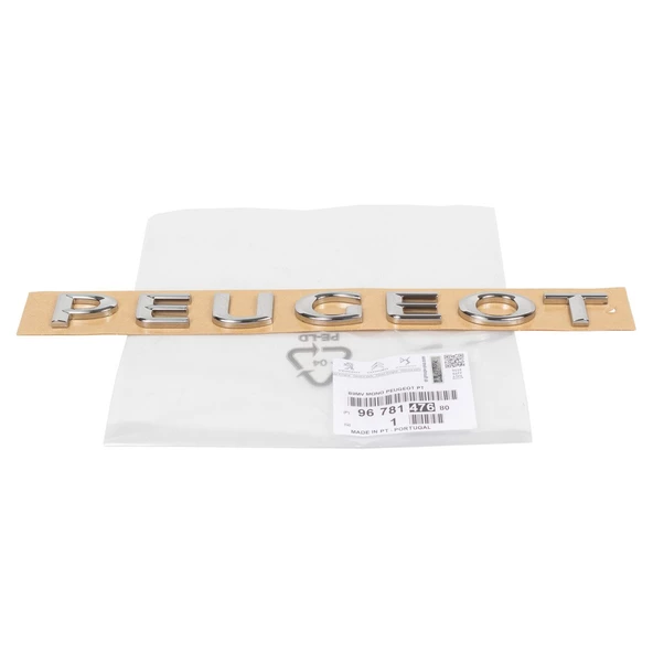 Peugeot Partner Tepee, PEUGEOT Yazı OEM (9678147680) ürün görseli 1