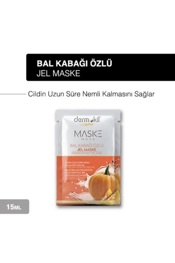 Dermokil Bal Kabağı Özlü Jel Maske 15 ml ürün görseli 1