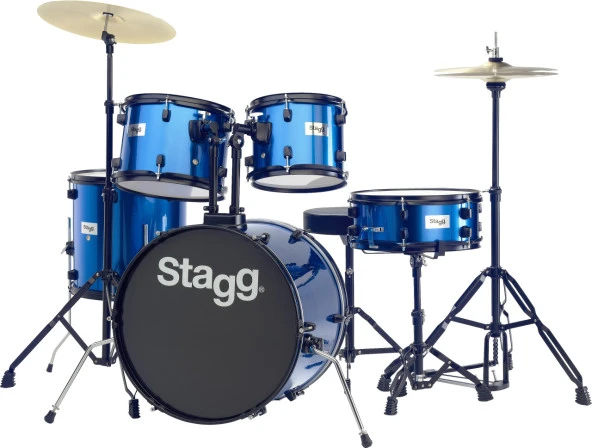 STAGG 5 PARÇA AKUSTİK DAVUL SETİ TİM120BL ürün görseli 1