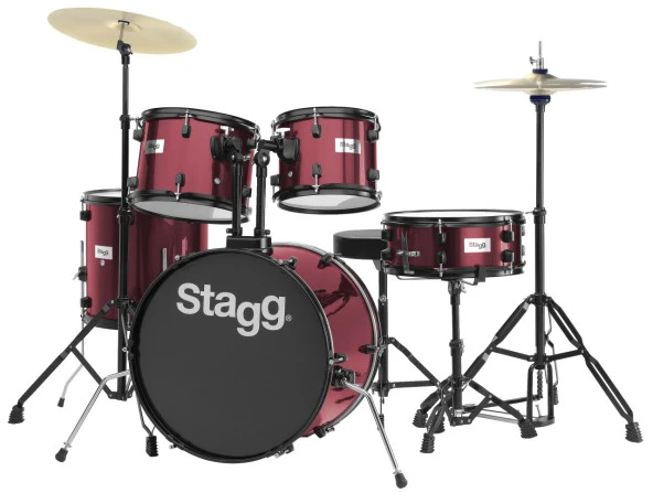 STAGG 5 PARÇA AKUSTİK DAVUL SETİ TİM120WR ürün görseli 1