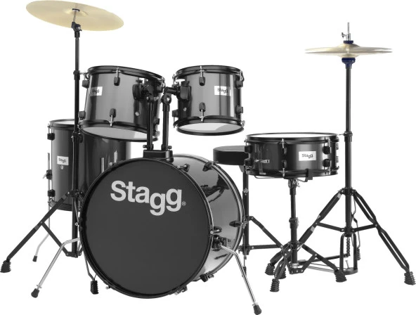 STAGG 5 PARÇA AKUSTİK DAVUL SETİ TİM120BK ürün görseli 1