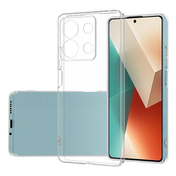 Vendas Xiaomi Redmi Note 13 Pro 5G Uyumlu 2mm Anti Shock Darbe Dirençli Silikon Kılıf ürün görseli 1