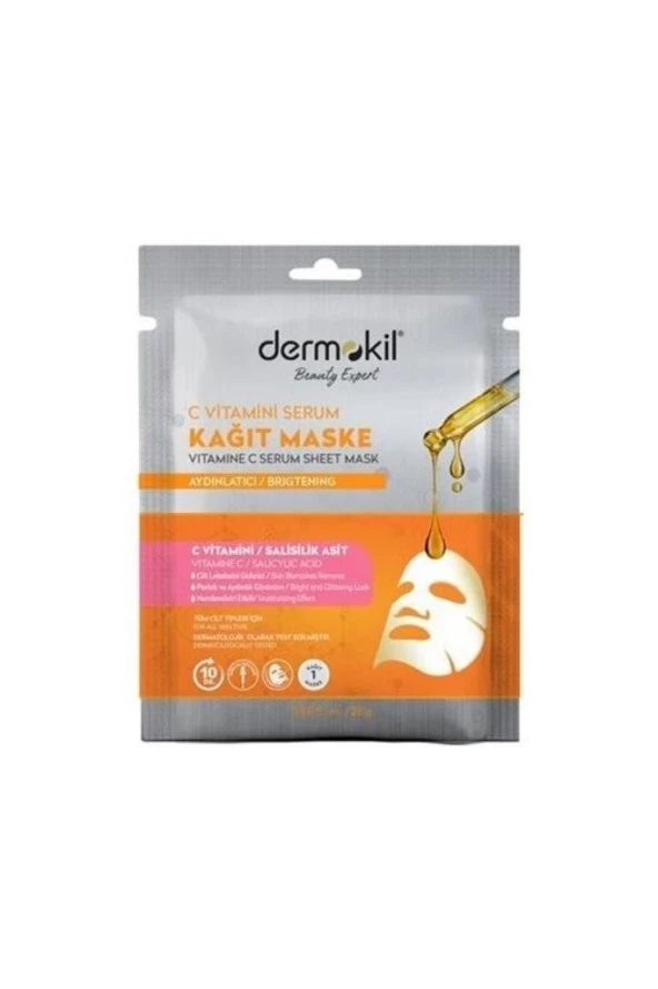Dermokil Kağıt Maske C Vitaminli - Resim 2