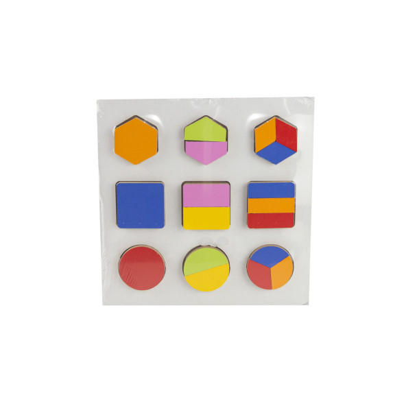 Ahşap Geometrik Şekiller Ahşap Eğitici Oyuncak ürün görseli 1