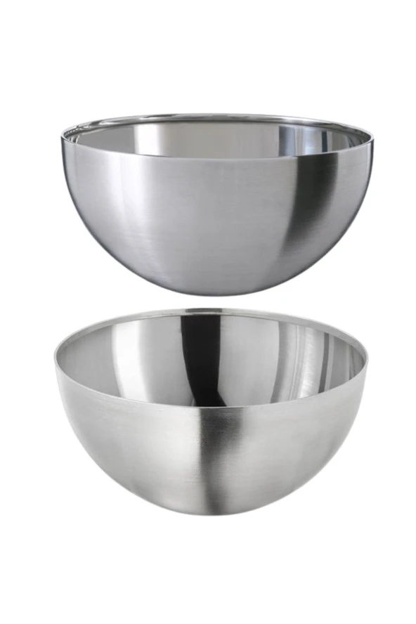 2'li 12 Cm Blanda Blank Paslanmaz Çelik Çerez-Sunum Kasesi ürün görseli 1