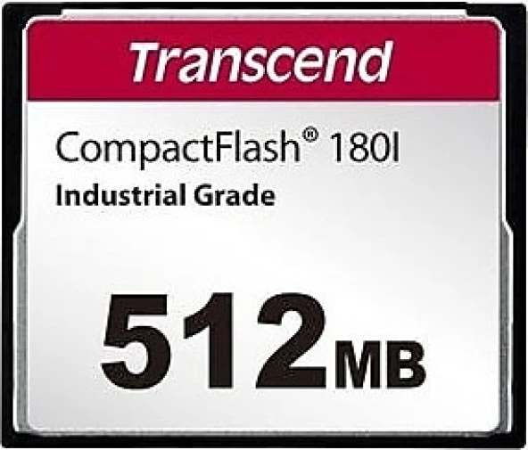 TRANSCEND - TS512MCF180I 512MB CF180I Industrial Hafıza Kartı ürün görseli 1