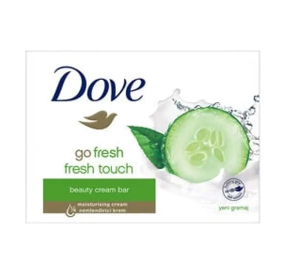 Dove Beauty Cream Bar Katı Güzellik Sabunu Fresh Touch Nemlendirici Etkili 90 G X4 Adet ürün görseli 1